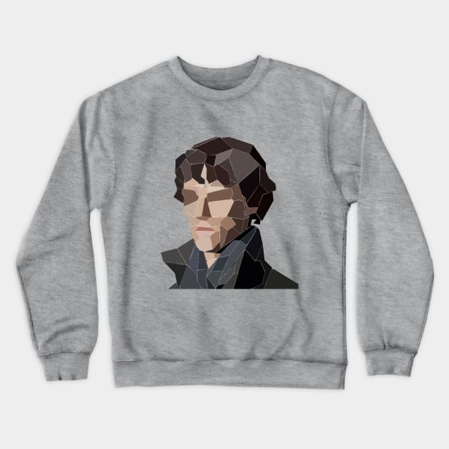 Sherlock Polygon Crewneck Sweatshirt by pjdjbear